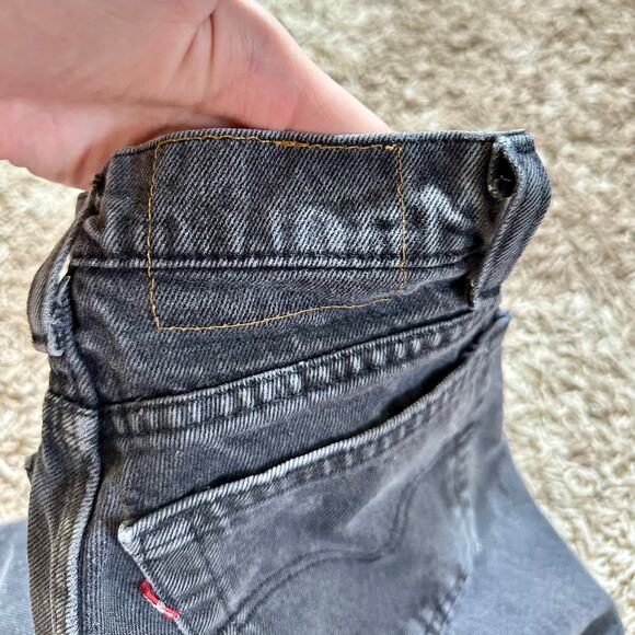 90s Vintage Levi’s Gray Jeans Made in USA Women’s Size 28x32 - Picture 3 of 14